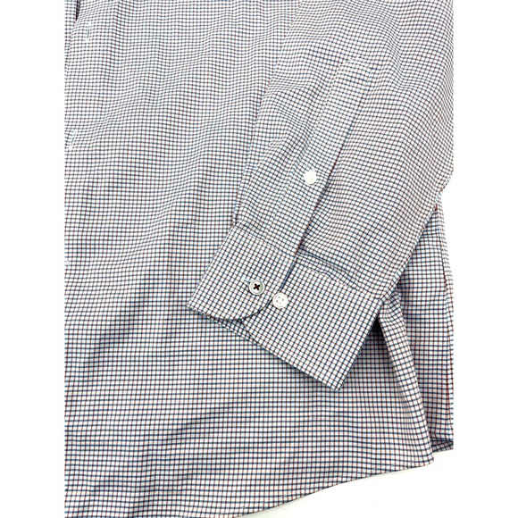 Tommy Hilfiger Supima Slim Fit Stretch Button Up Dress Shirt 18 34-35 2X NEW - Picture 2 of 4